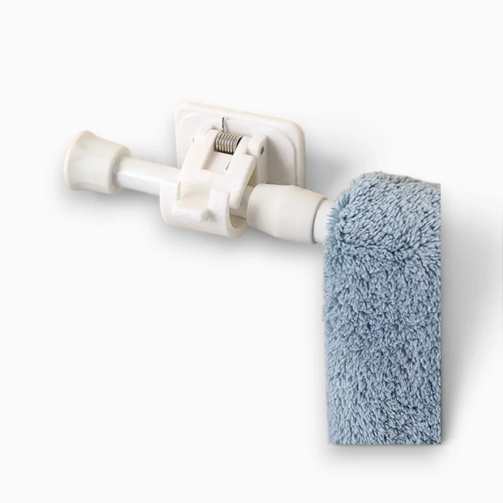 Tringle extensible pour rideau de douche ajustable sans perçage ni outils nécessaires