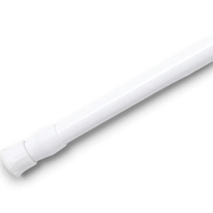 Tringle à rideau de douche extensible multifonction suspendue au-dessus d'une baignoire