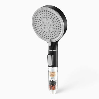 Barre de douche pommeau noire dotée de contrôle pratique sans changer le réglage sélectionné