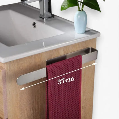 Barre porte serviette robuste avec finition mate installation rapide