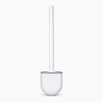 Ensemble brosse wc noir avec support mural inclus pour rangement optimisé