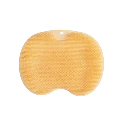 Surface texturée de brosse WC silicone plate pour nettoyage doux des pieds
