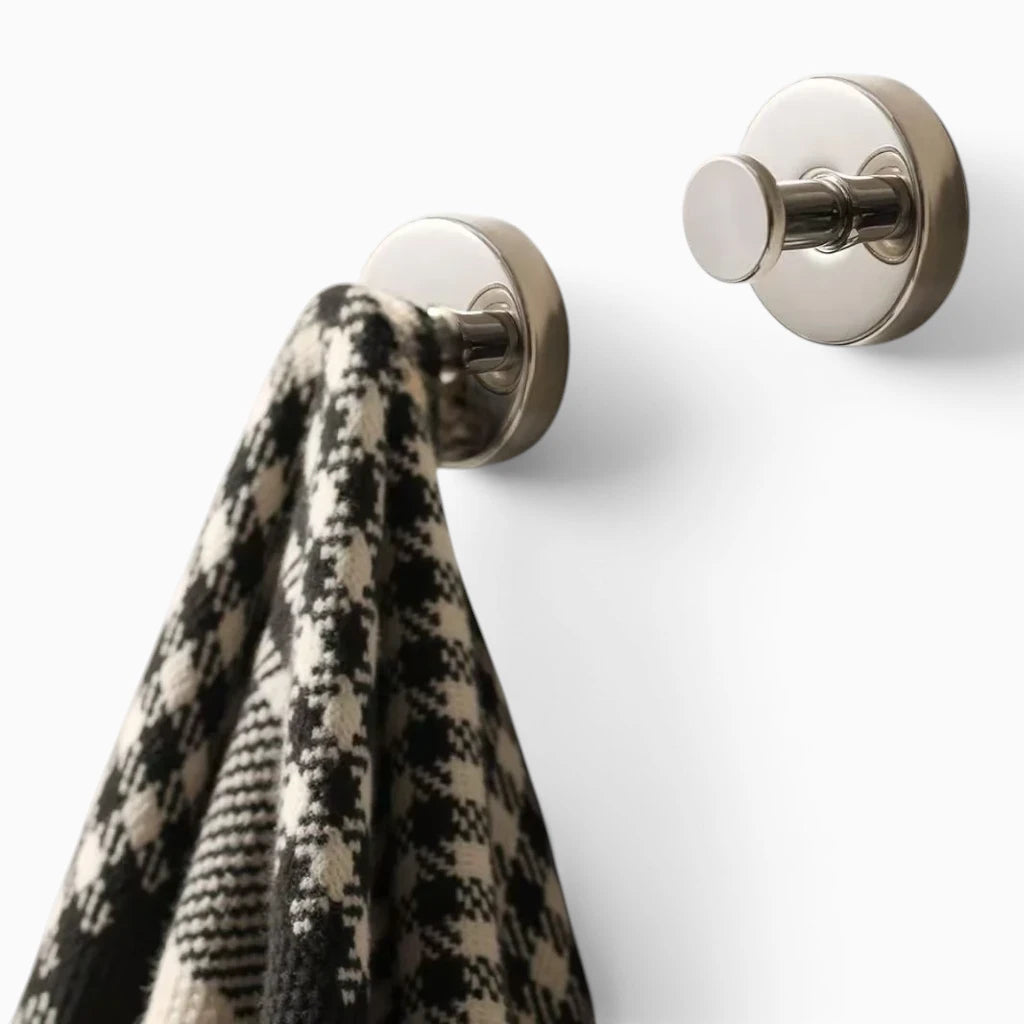 Crochets ventouses salle de bain discrets en verre pour cuisine et salle d'eau