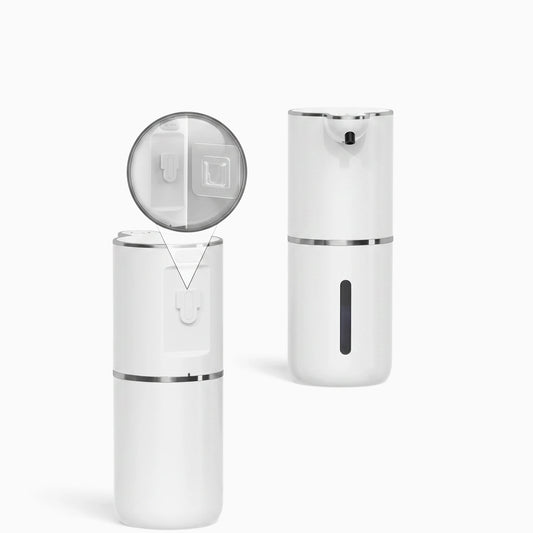 Distributeur de savon électrique blanc avec capteur automatique sans contact
