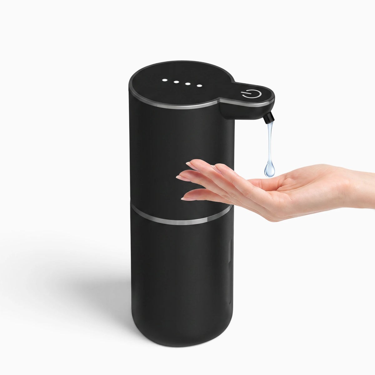 Distributeur savon automatique capteur infrarouge design épuré blanc