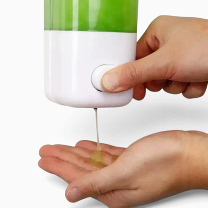 Distributeur savon mural professionnel double capacité pour deux produits différents