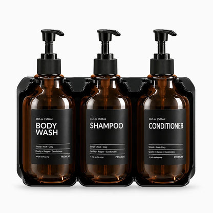Support mural pour produits de toilette installé sans perçage ni forage