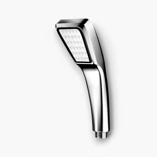 Douchette ergonomique noire avec diffuseur large pour confort quotidien