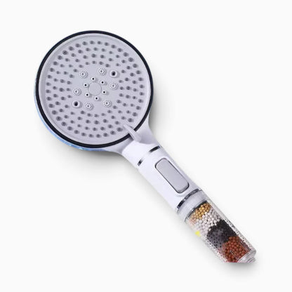 Accessoire de douche anti calcaire disponible en teinte sobre et neutre