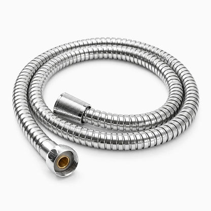Tuyau flexible de douche extensible de 2 mètres, finition chromée brillante