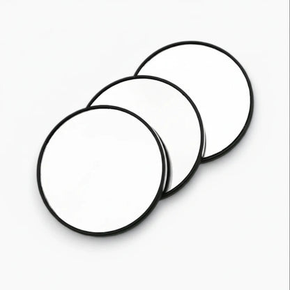 Miroir grossissant x10 adhérent à ventouse, idéal salle de bain