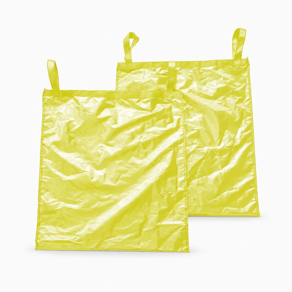 Sacs nylon résistants adaptés à panier à linge en bambou tressé
