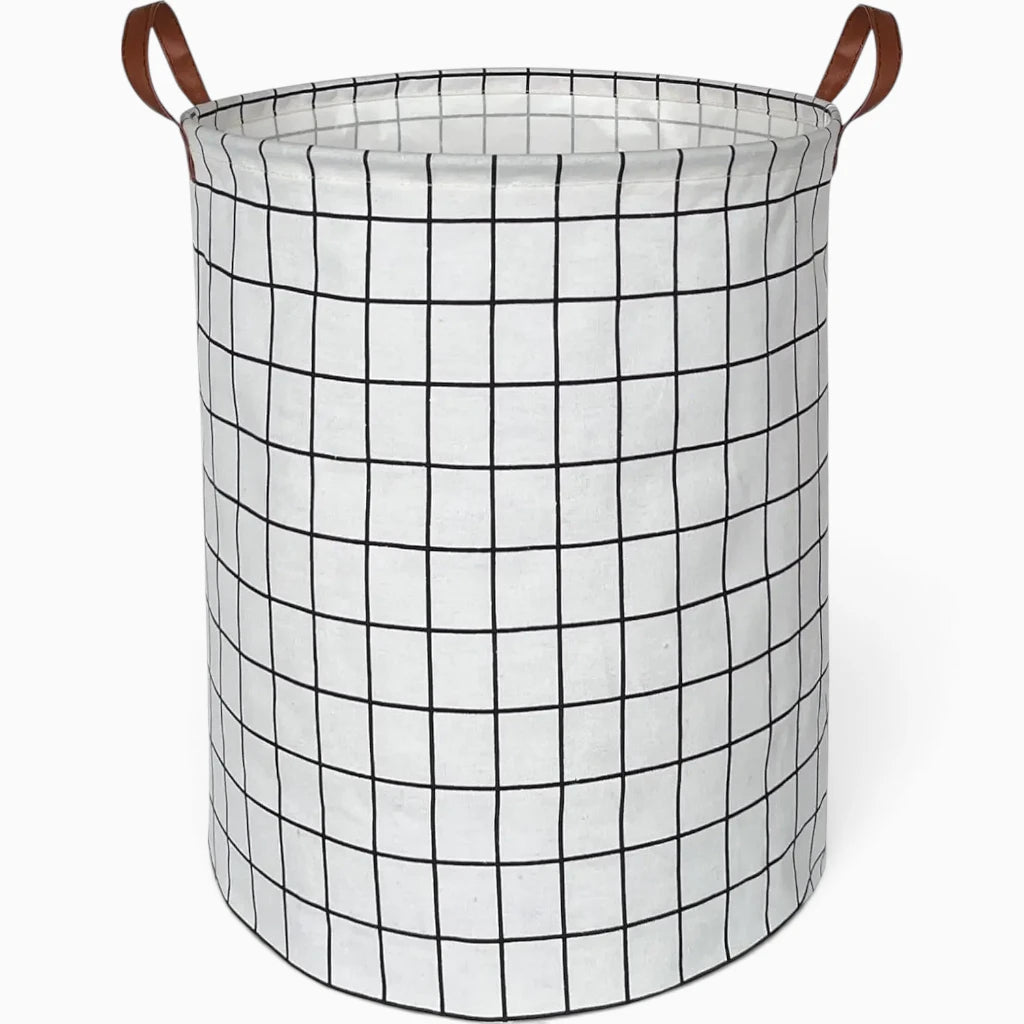 Panier à linge tri avec compartiments en toile étanche pour le rangement