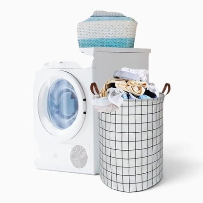Panier de rangement textile léger et portable pour salle de bain et chambre
