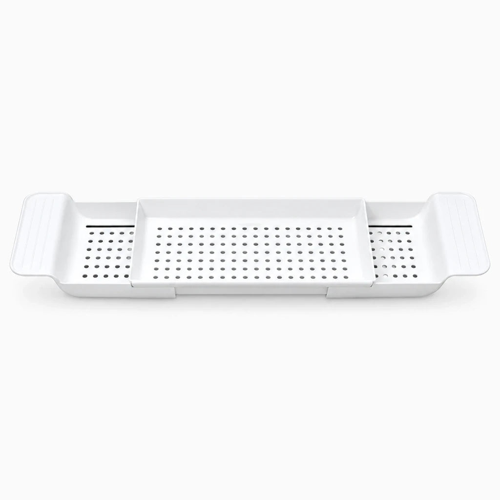 Support plateau baignoire blanc sans fixation, installation directe sur les rebords