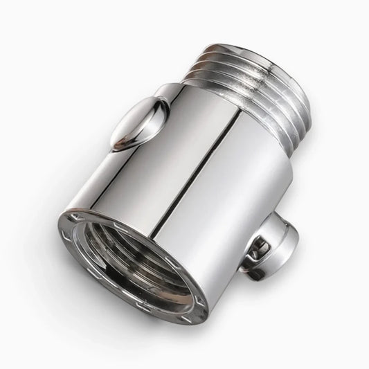 Pommeau de douche avec stop eau permettant un contrôle intuitif du débit