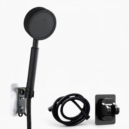 Tête de douche noire durable et robuste pour salle de bain