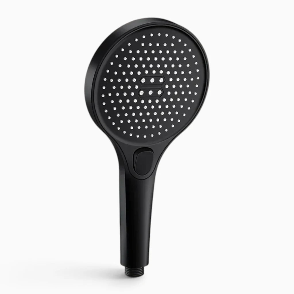 Pommeau de douche rond et large avec fonction jet massant pour douche tonifiante