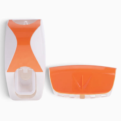 Rangement mural pour brosse à dent fixé au-dessus du lavabo, design compact