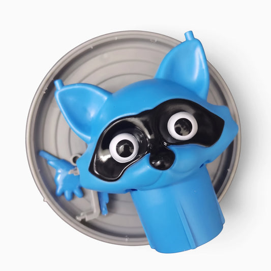 Porte papier toilette mouton en plastique blanc avec silhouette animale stylisée