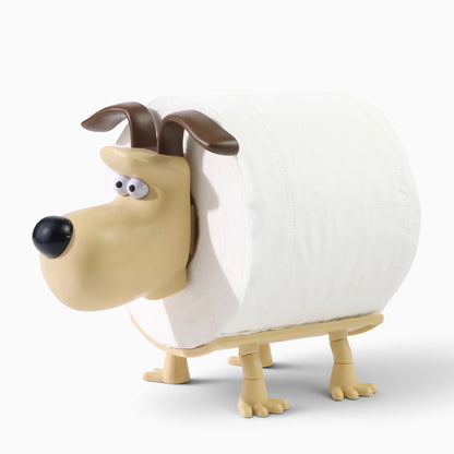 Accessoire salle de bain mouton en plastique, maintien rouleau papier toilette