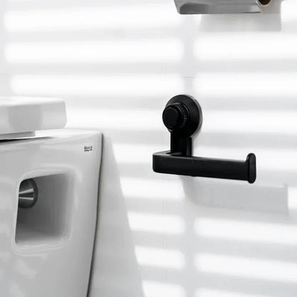 Porte papier toilette ventouse installé dans une salle de bain