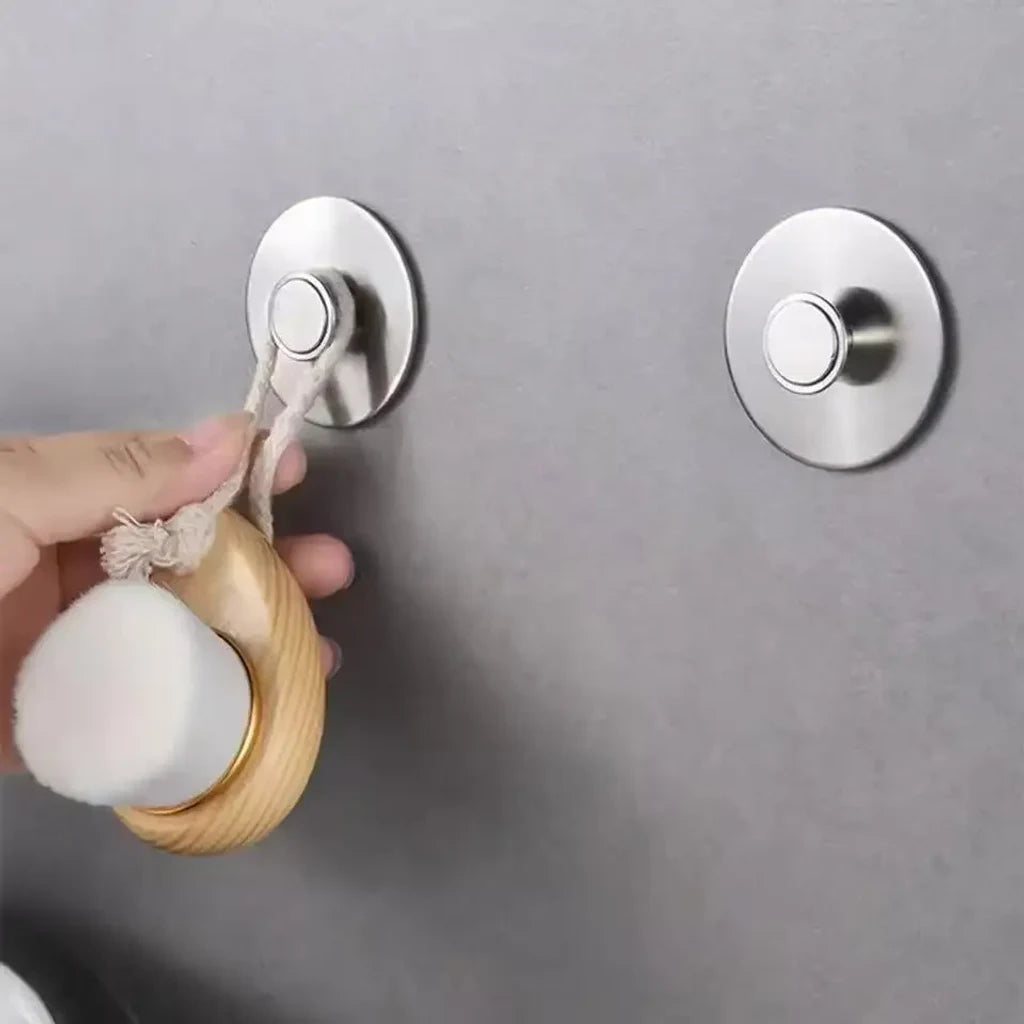 Porte savon aimant installé dans une salle de bain