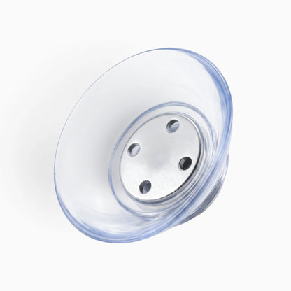 Accessoire de rangement magnétique pour savon avec orifices de drainage sur paroi de douche
