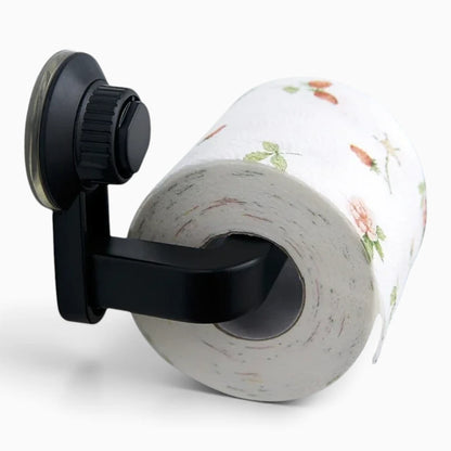 Accessoire salle de bain avec ventouse puissante pour ranger le rouleau