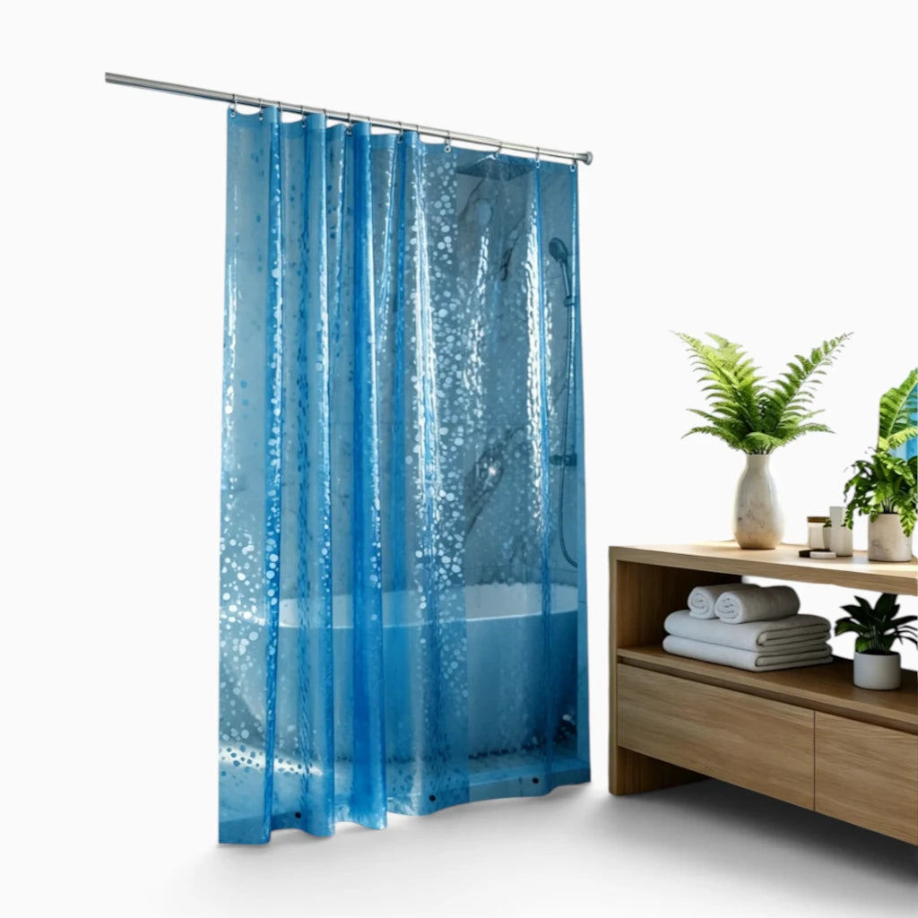 Rideau de douche bleu – 1