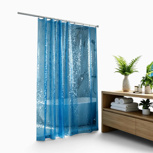 Rideau de douche bleu – 1