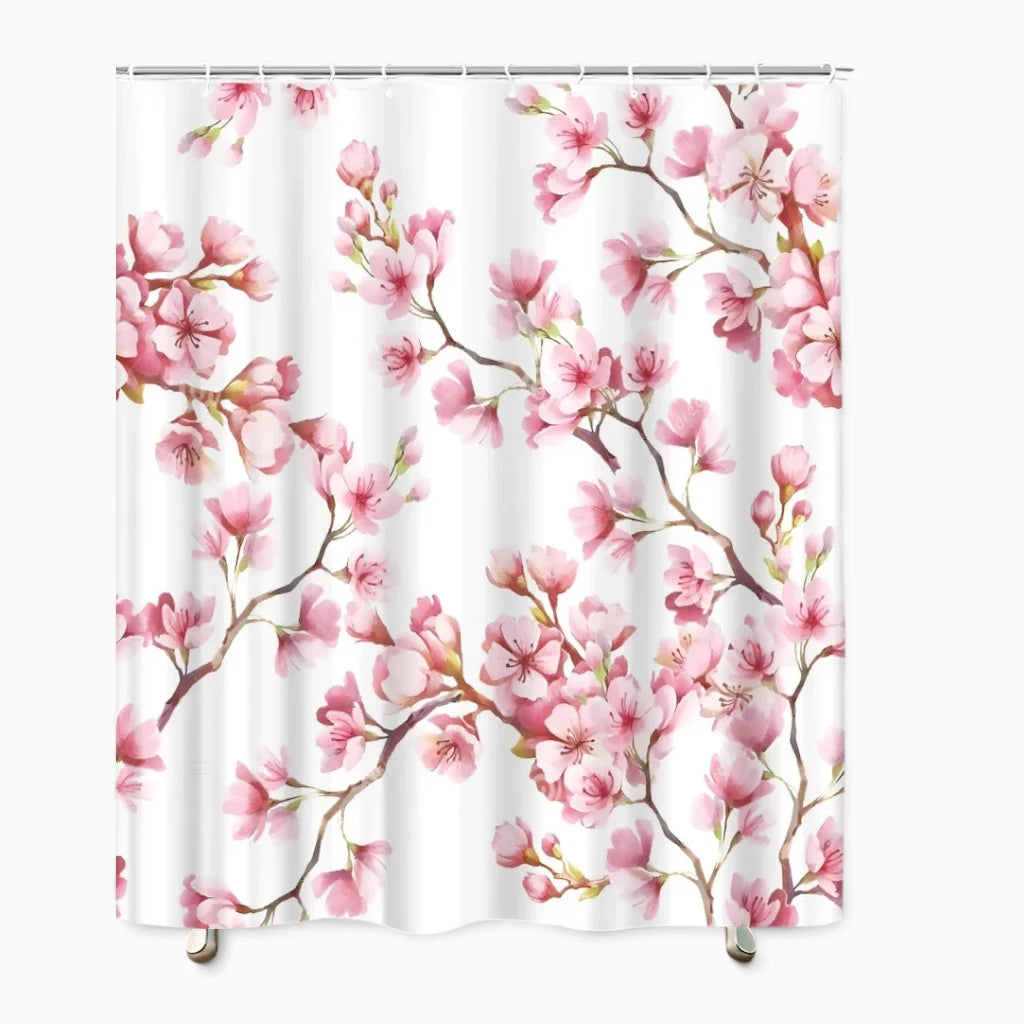 Rideau de douche rose – 9