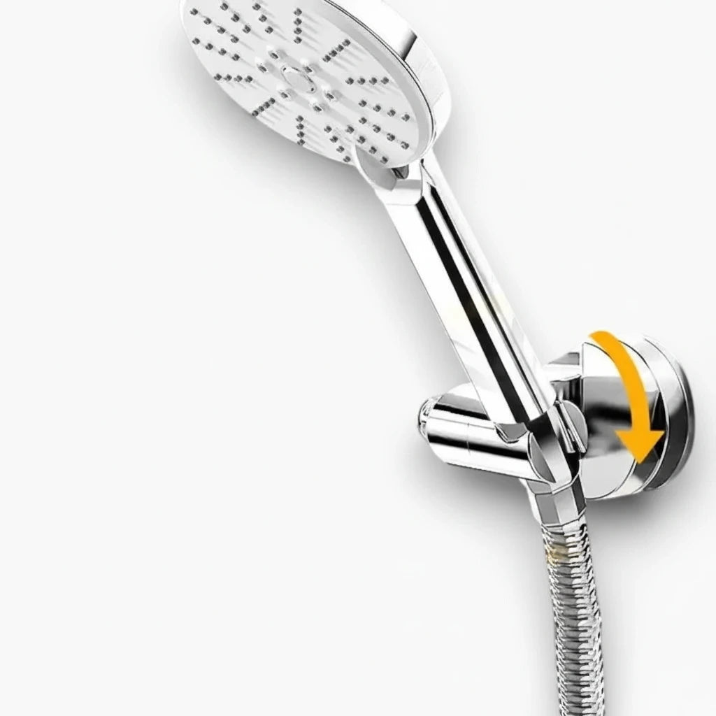 Installation rapide ventouse pommeau douche sans outil ni perceuse requise