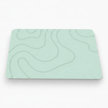 Tapis pour salle de bain design avec surface antidérapante sécurisée
