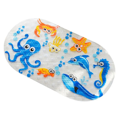Tapis de bain enfant avec surface antidérapante pour baignoire