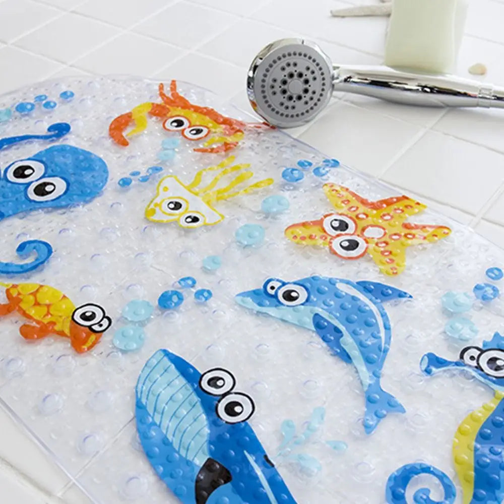 Coussin d'appui enfant en matière souple pour baignoire