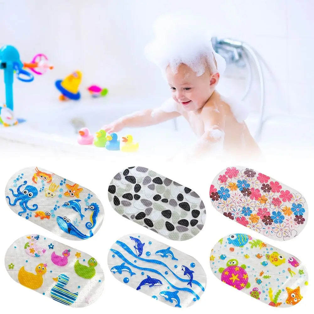 Surface protectrice texturée du tapis de bain pour enfants
