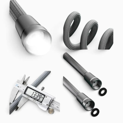 Raccord universel du tuyau pour pommeau de douche se fixant sans outils spécialisés